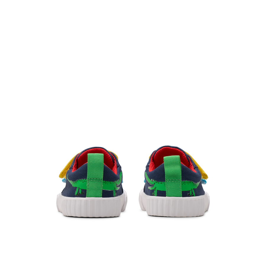 Clarks - RDFoxingAceT. - Navy Canvas - Canvas Shoes
