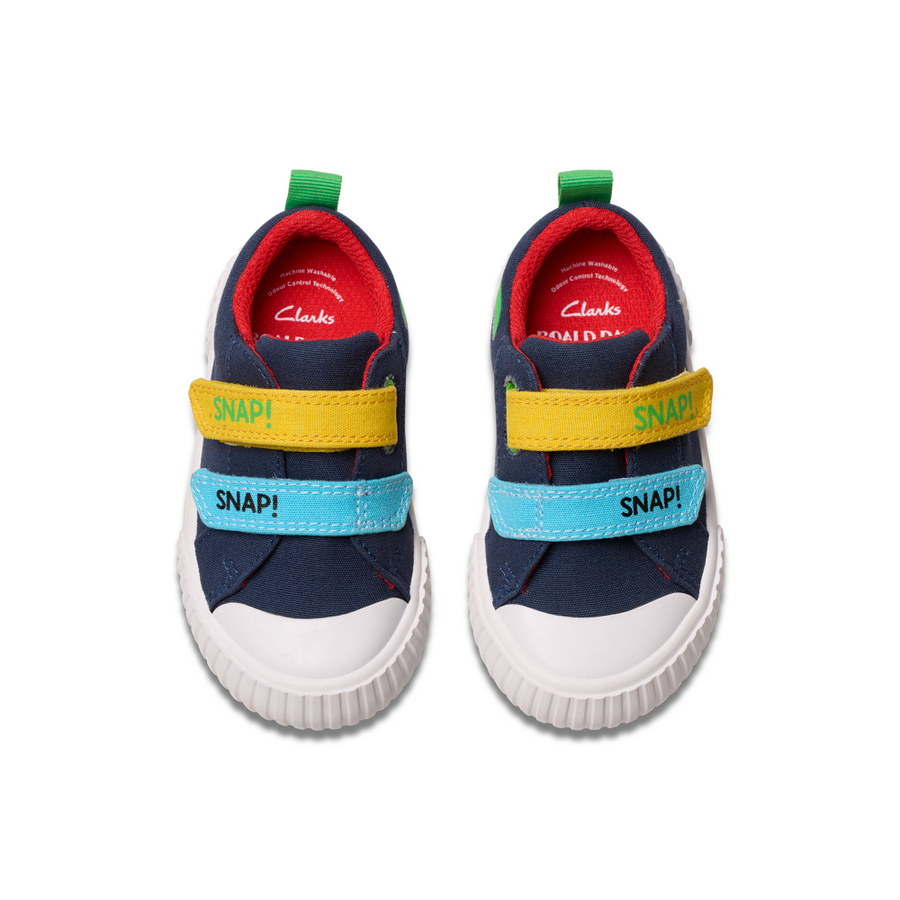 Clarks - RDFoxingAceT. - Navy Canvas - Canvas Shoes