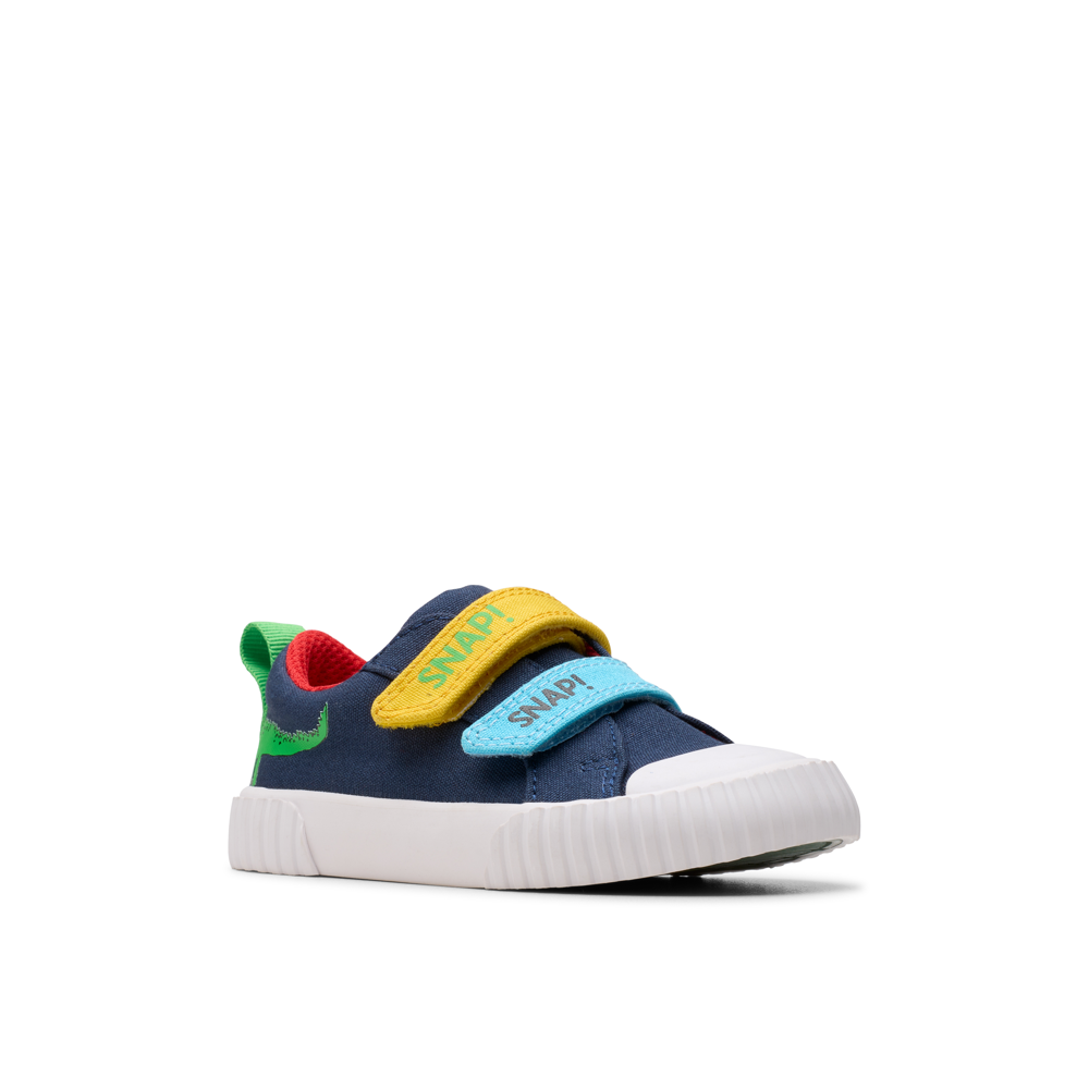 Clarks - RDFoxingAceT. - Navy Canvas - Canvas Shoes