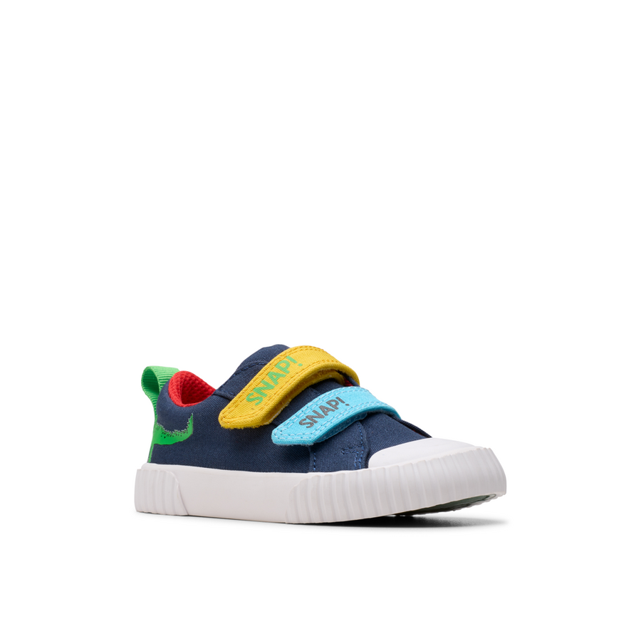Clarks - RDFoxingAceT. - Navy Canvas - Canvas Shoes
