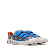 Clarks - RDFoxingAir K - Blue Canvas - Canvas Shoes