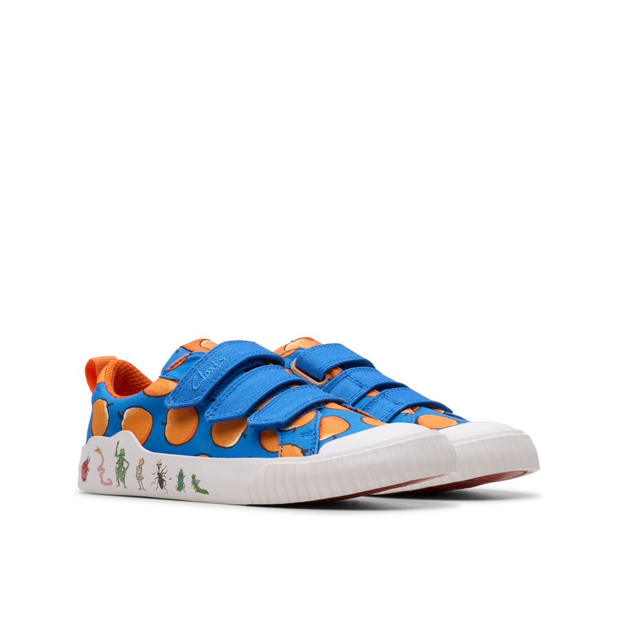 Clarks - RDFoxingAir K - Blue Canvas - Canvas Shoes