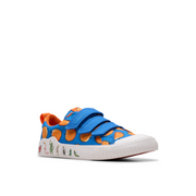 Clarks - RDFoxingAir K - Blue Canvas - Canvas Shoes