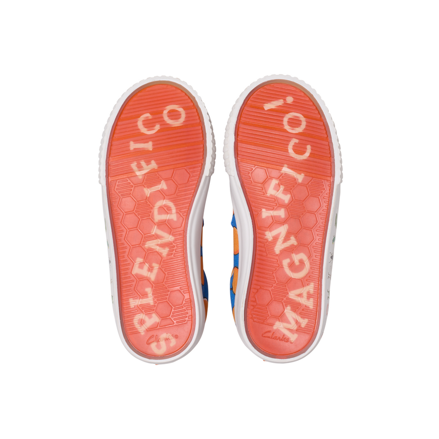 Clarks - RDFoxingAir K - Blue Canvas - Canvas Shoes