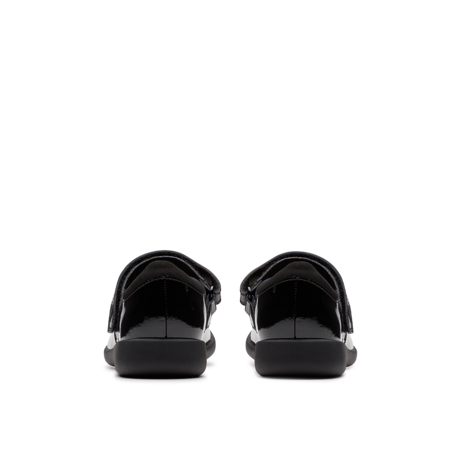 Clarks - Etch Pure K. - Black Patent - School Shoes
