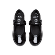 Clarks - Etch Pure K. - Black Patent - School Shoes