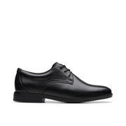 Clarks - Jonwin Step Y. - Black Leather - School Shoes