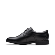 Clarks - Jonwin Step Y. - Black Leather - School Shoes