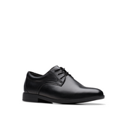 Clarks - Jonwin Step Y. - Black Leather - School Shoes