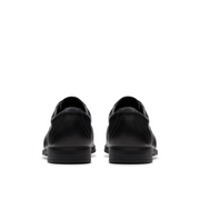 Clarks - Jonwin Step Y. - Black Leather - School Shoes