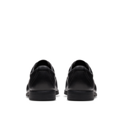 Clarks - Jonwin Loop Y. - Black Leather - School Shoes