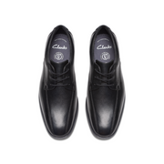 Clarks - Jonwin Loop Y. - Black Leather - School Shoes
