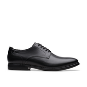 Clarks Banbury Derby Black Leather Shoes