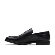 Clarks Banbury Lo Black Leather Shoes