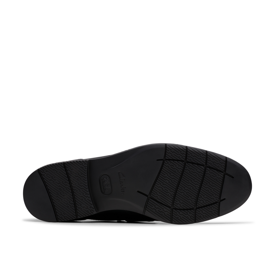 Clarks Banbury Lo Black Leather Shoes