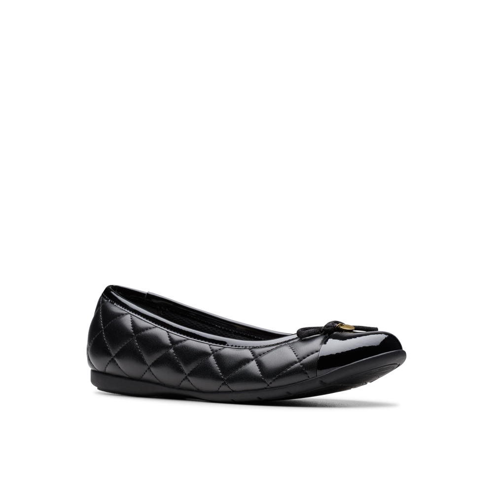 Clarks - Dance Cap Y. - Black - School Shoes