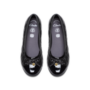 Clarks - Dance Cap Y. - Black - School Shoes