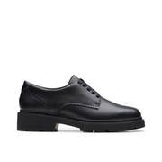 Clarks - Eris Pure Y. - Black Leather - School Shoes