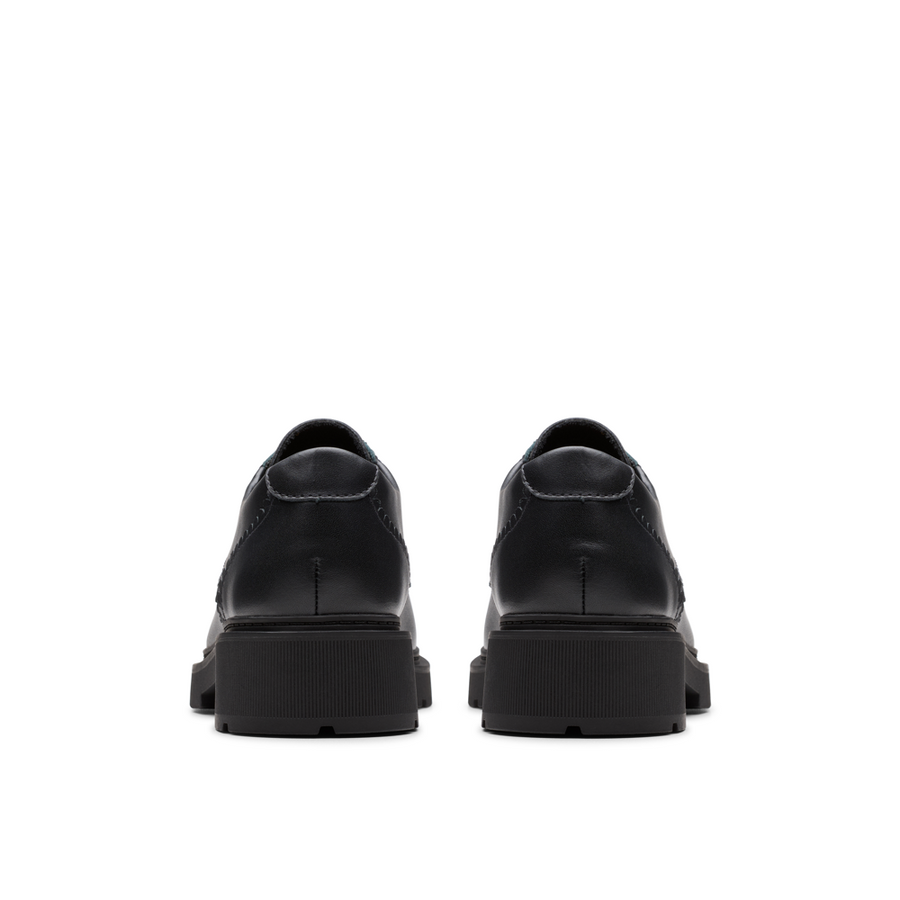 Clarks - Eris Pure Y. - Black Leather - School Shoes