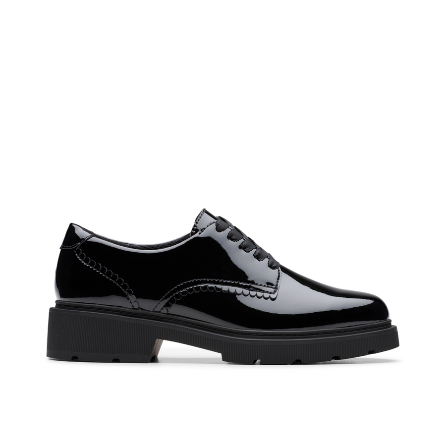 Clarks - Eris Pure Y. - Black Patent - School Shoes