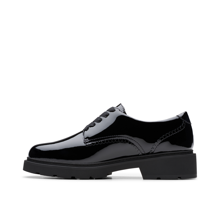 Clarks - Eris Pure Y. - Black Patent - School Shoes