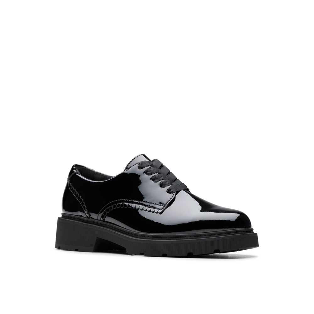 Clarks - Eris Pure Y. - Black Patent - School Shoes