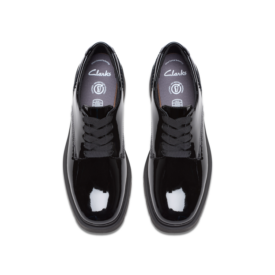 Clarks - Eris Pure Y. - Black Patent - School Shoes