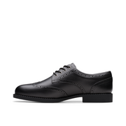 Clarks - Tapa Pure Y. - Black Leather - School Shoes