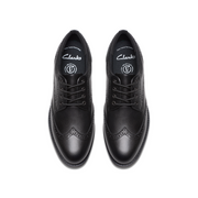 Clarks - Tapa Pure Y. - Black Leather - School Shoes
