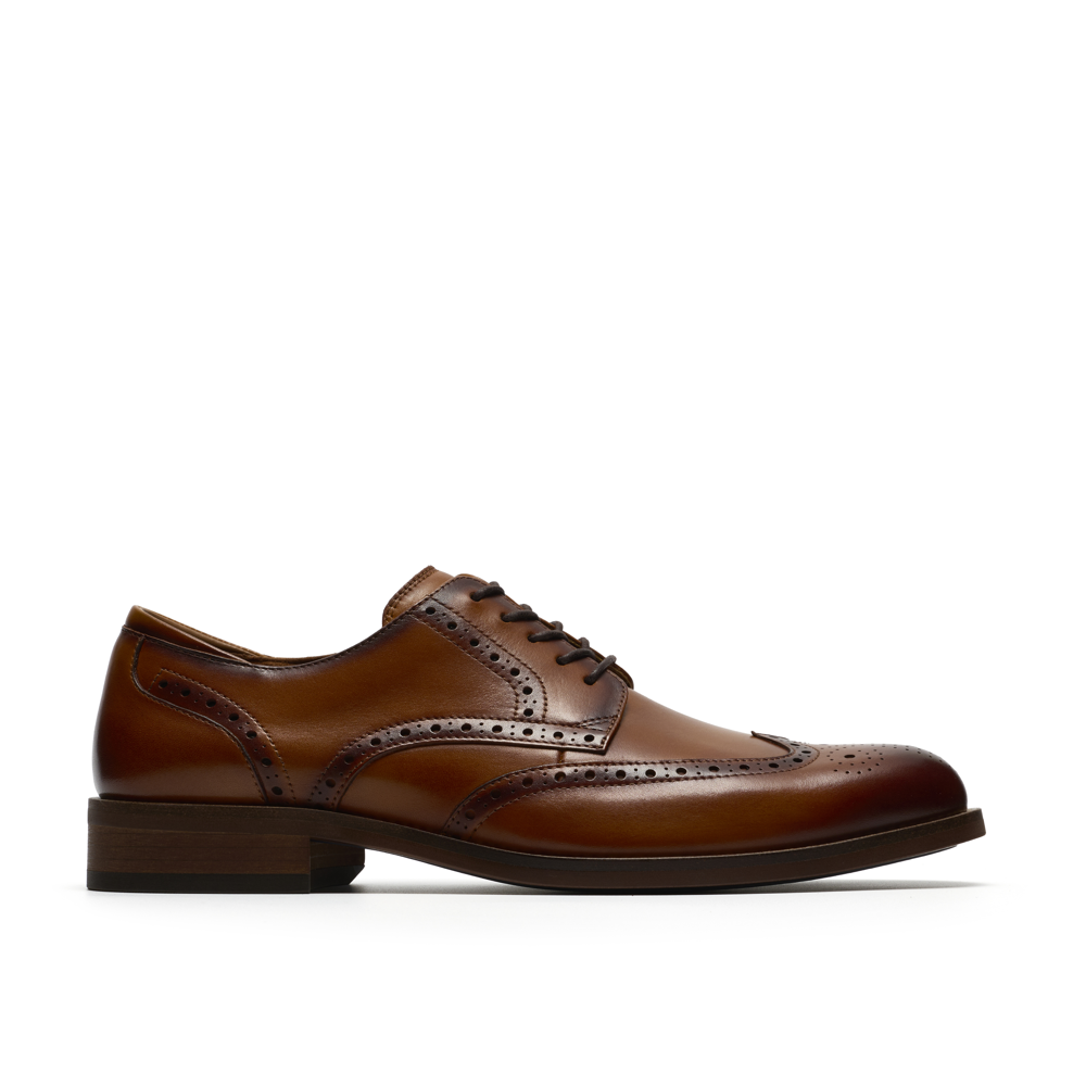 Clarks - CraftRemi Tip - Tan Leather - Shoes
