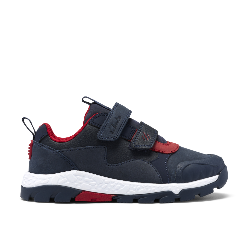 Clarks - Steggy2Track K - Navy/Red - Shoes