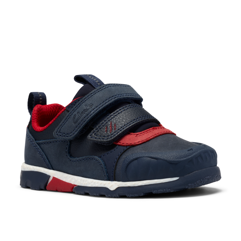 Clarks - Steggy2Track T - Navy/Red - Shoes