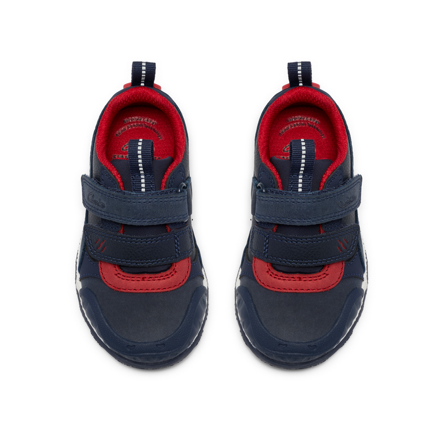 Clarks - Steggy2Track T - Navy/Red - Shoes