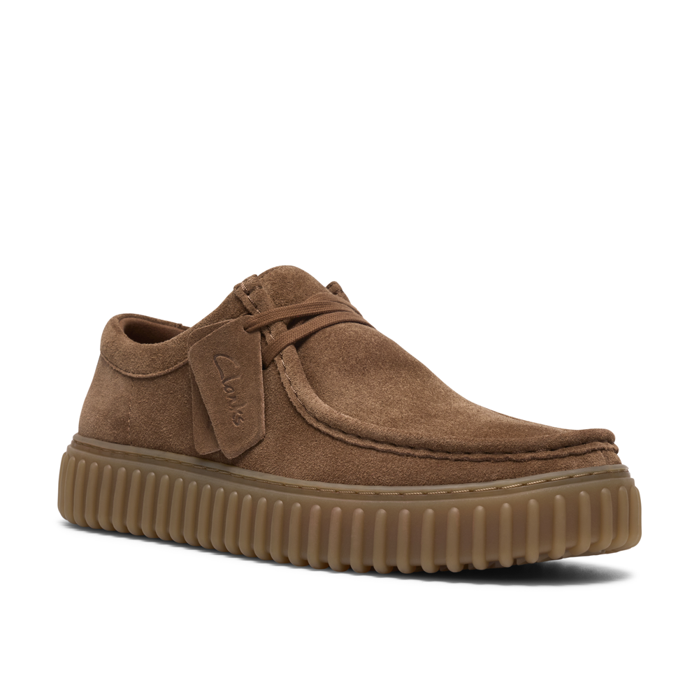 Clarks Torhill Lo Cola Suede Shoes