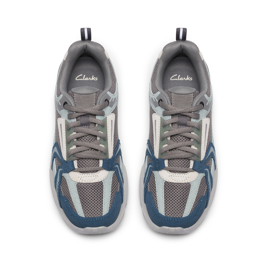 Clarks - CraftonVibe O - Grey/Green Combi - Trainers