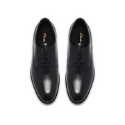 Clarks Bowburn Lace Black Leather Shoes