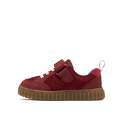 Clarks Cove Go T Red Leather Shoes
