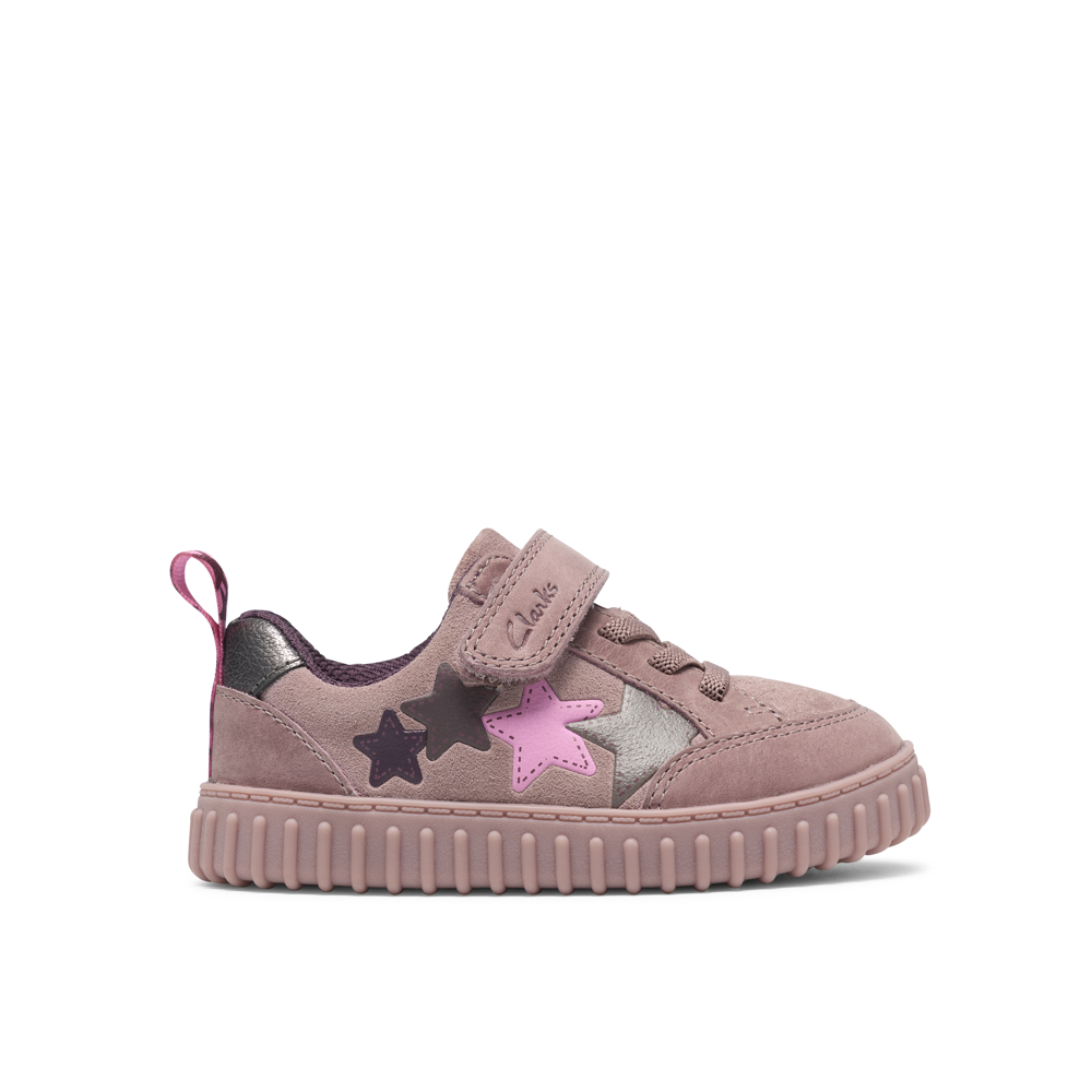 Clarks Cove Go T. Dusty Pink Combi Shoes