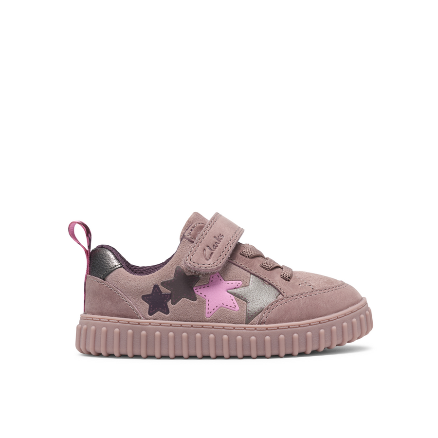 Clarks Cove Go T. Dusty Pink Combi Shoes