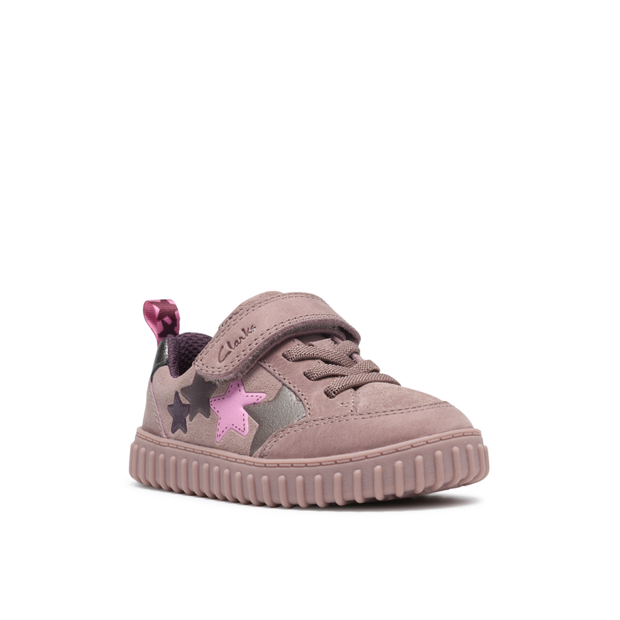 Clarks Cove Go T. Dusty Pink Combi Shoes