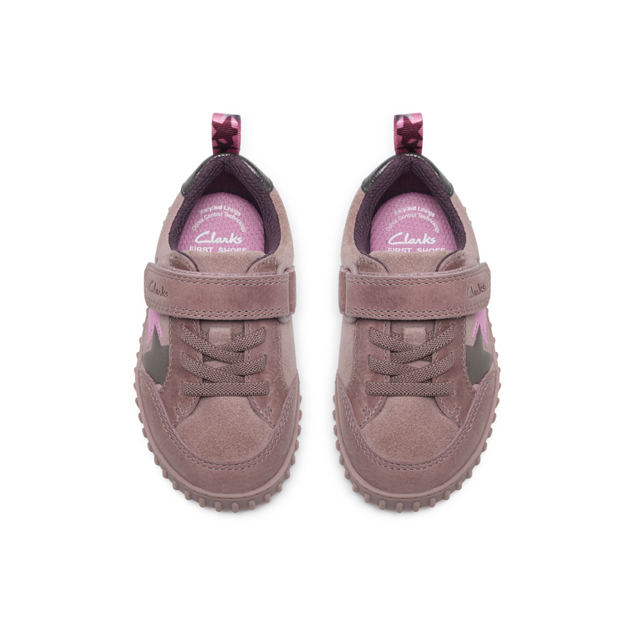 Clarks Cove Go T. Dusty Pink Combi Shoes