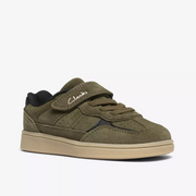 Clarks Cypress Pop K Khaki Shoes