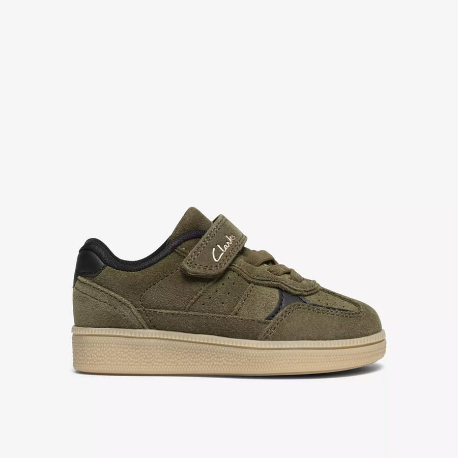 Clarks Cypress Pop T Khaki Shoes