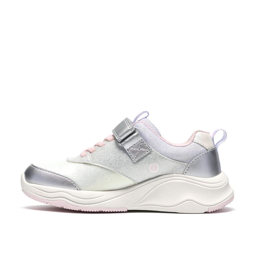 Clarks Gleam Fly K. Gun Metal Trainers