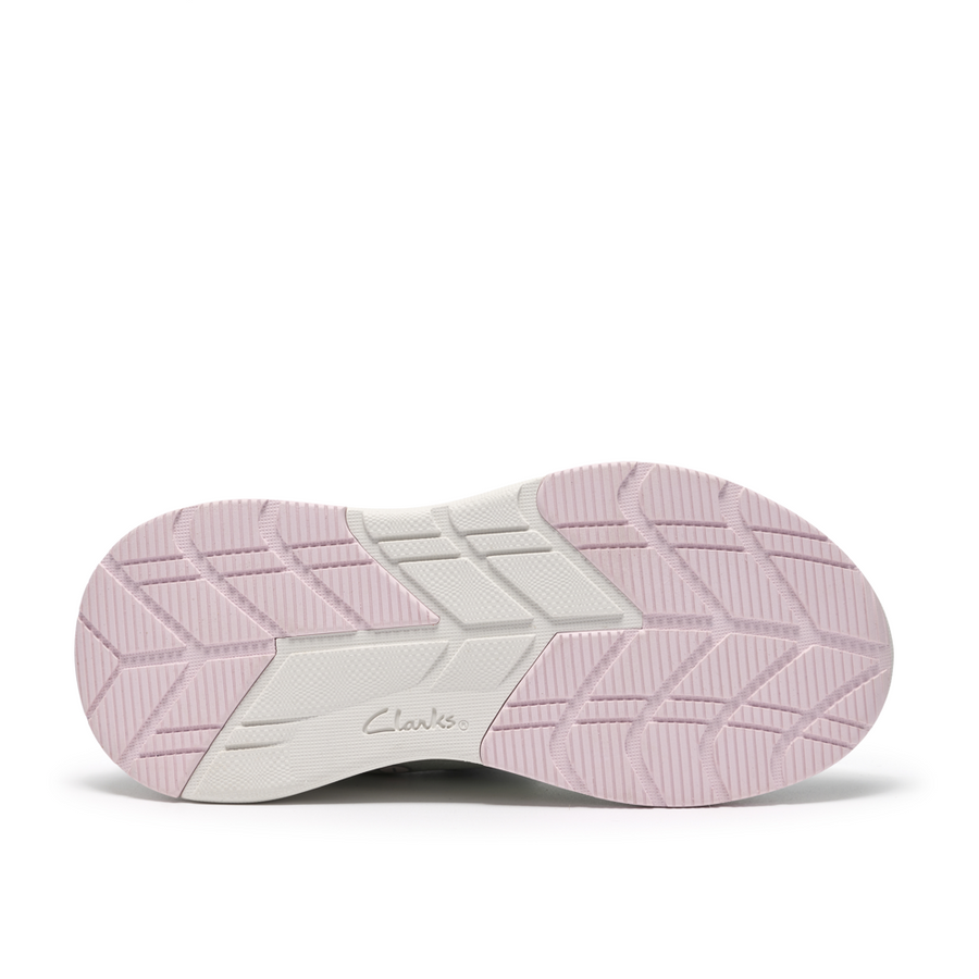 Clarks Gleam Fly K. Gun Metal Trainers