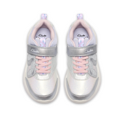 Clarks Gleam Fly T. Gun Metal Trainers