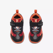 Clarks Gleam Go T Black/Red Trainers