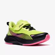Clarks Lumen Hero K Lime Trainers