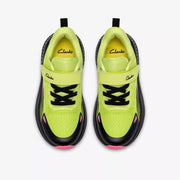 Clarks Lumen Hero K Lime Trainers