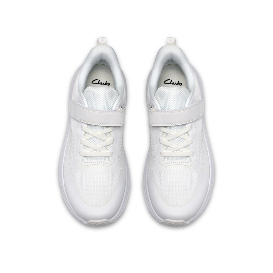 Clarks - Lumen Hero Y - White - Trainers